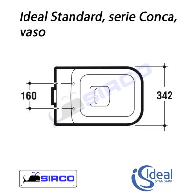 Serie CONCA scheda tecnica VARIANTI Ideal Standard CONCA Sirco sas Arredo  Bagno Biella Piemonte