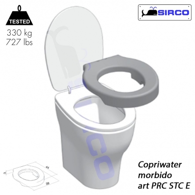 Copriwater morbido art. PRC STC E VARIANTI Speciali Sirco sas Arredo Bagno  Biella Piemonte