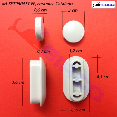 Gommini paracolpi ORIGINALI CATALANO VARIANTI Catalano ZERO SOSPESO Sirco  sas Arredo Bagno Biella Piemonte