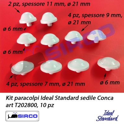 Conca T202800 Paracolpi Originali Is Varianti Ideal Standard Paracolpi Sirco Sas Arredo Bagno Biella Piemonte