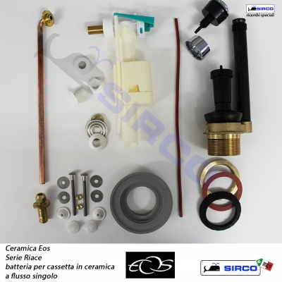 Pulsante CROMATO pneumatico universale per ca VARIANTI EOS Batterie Sirco  sas Arredo Bagno Biella Piemonte