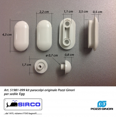 ATENA paracolpi ORIGINALI VARIANTI Pozzi Ginori paracolpi Sirco