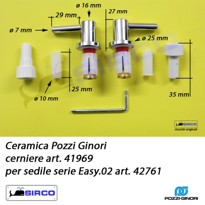 Easy 02 Art 42970 Cerniere Rallentate Origin Varianti Pozzi Ginori Cerniere Sirco Sas Arredo Bagno Biella Piemonte